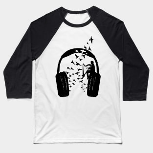 Headphone Harp Baseball T-Shirt